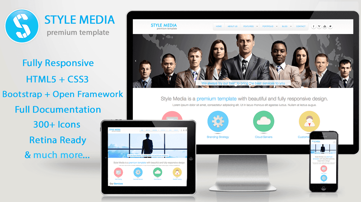 Style Media - Fully Responsive Bootstrap Drupal 7 Theme