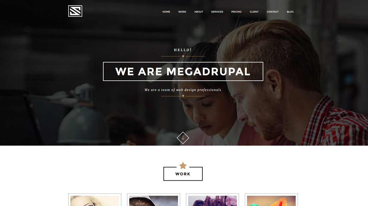 Vastudio - Creative One Page Drupal Theme