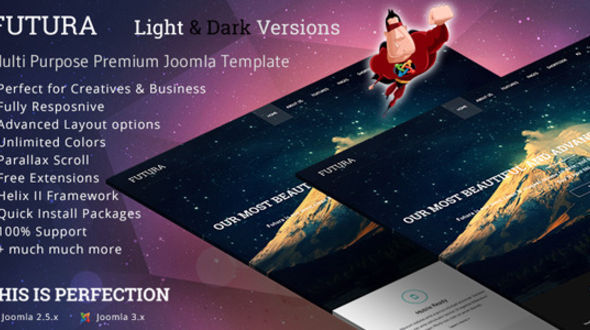 JM Futura, MultiPurpose Creative Joomla Template