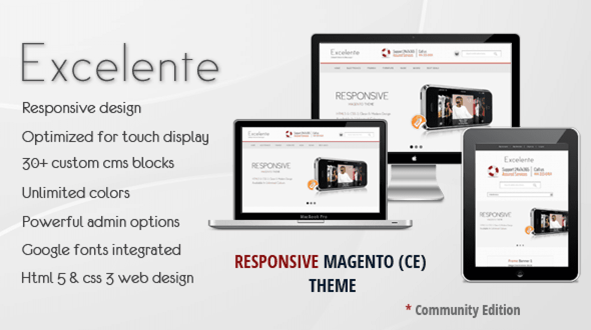 Excelente - Responsive Magento Theme