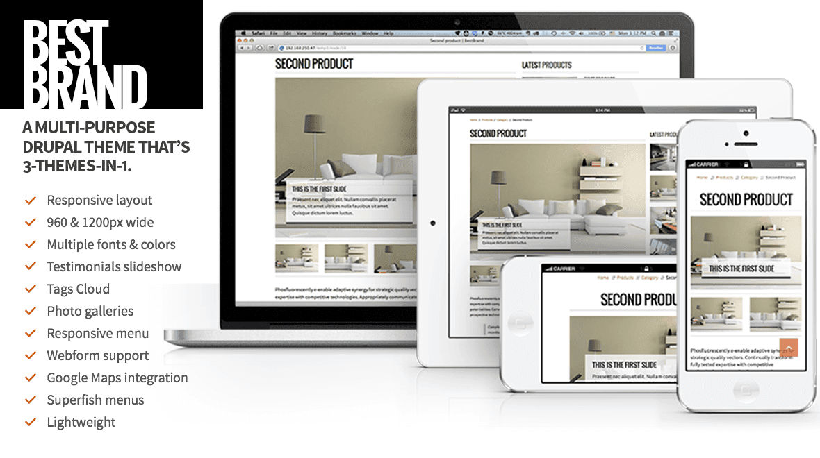 Best Brand Drupal Theme