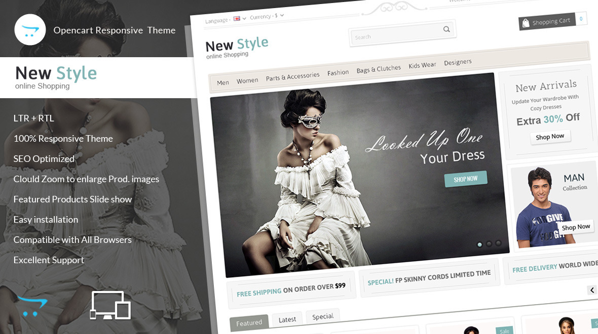New Style - Responsive Opencart Theme