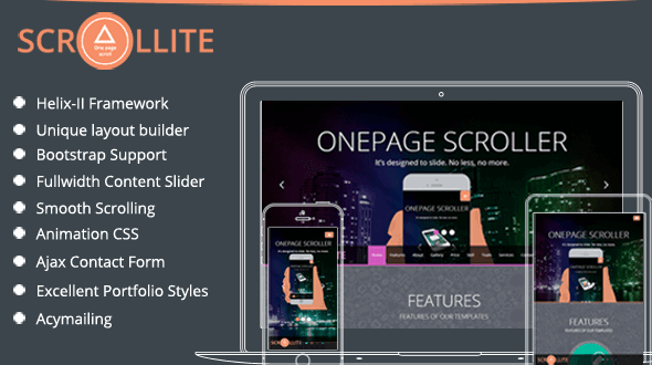TM Scrollite – Responsive Onepage Joomla Template
