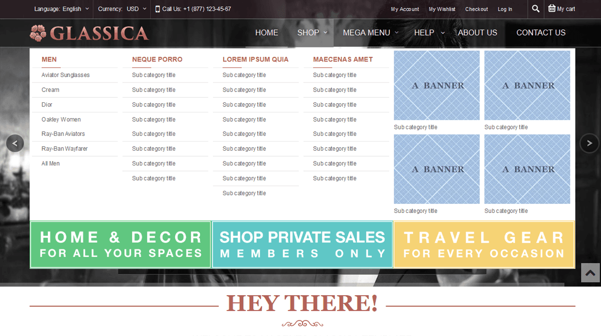 Glassca - Premium Responsive Magento Theme