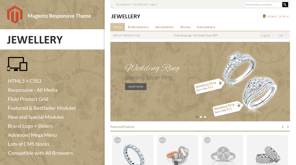 Jewellery - Magento Responsive Theme