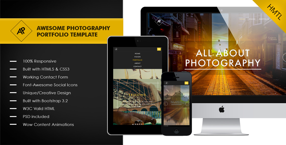 awesome photography portfolio template themes templates photography portfolio templates