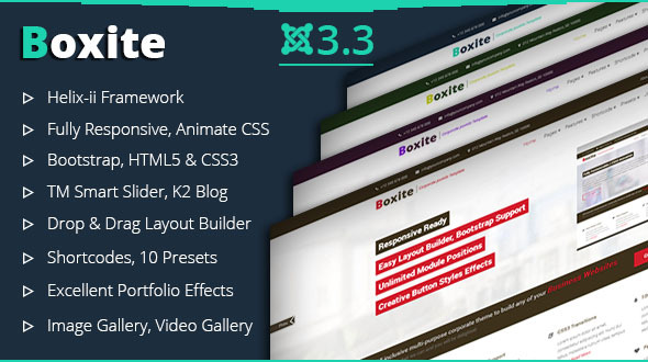 TM Boxite - Responsive Corporate Joomla Template