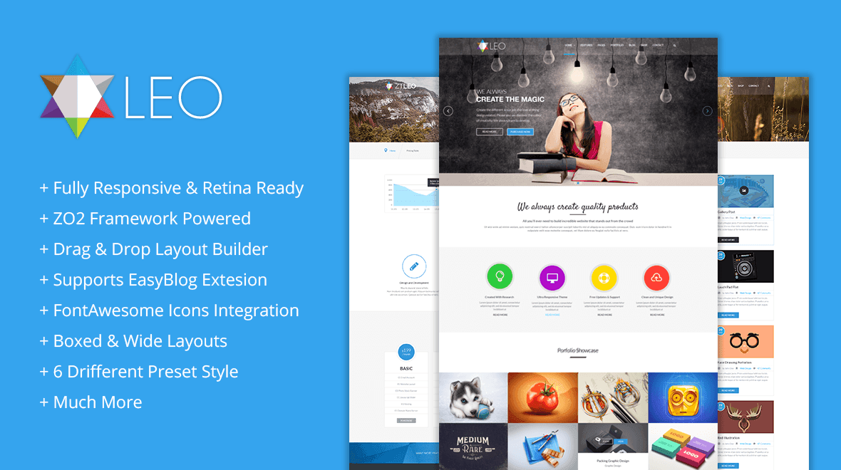 ZT LEO Intuitive Responsive Template