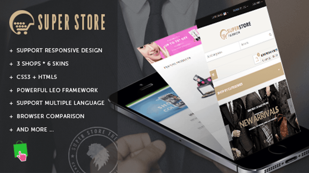 Leo Super Store Responsive Prestashop Template