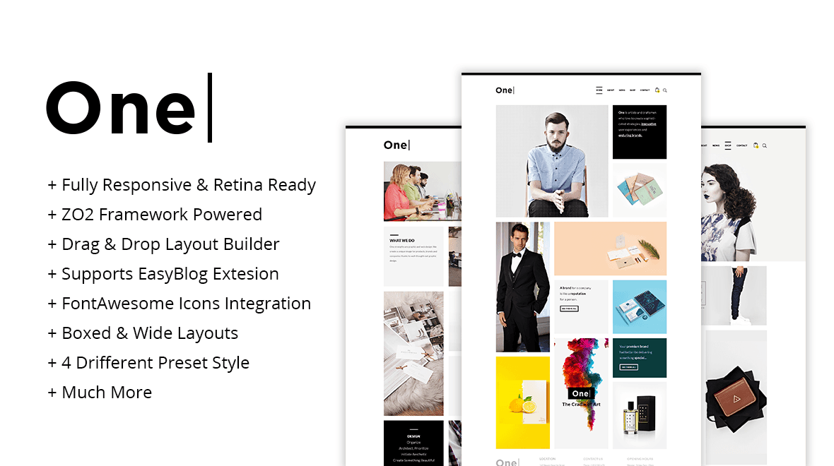 ZT One Responsive Agency Joomla Template
