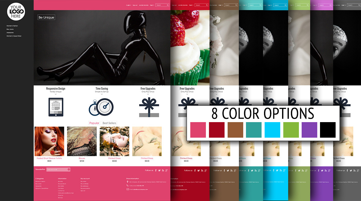 Newfangled Responsive Prestashop Template