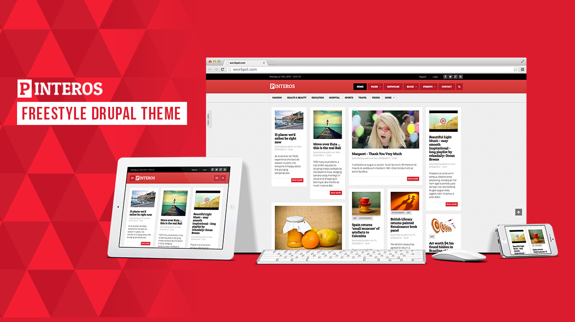 Pinteros - Drupal Responsive Theme