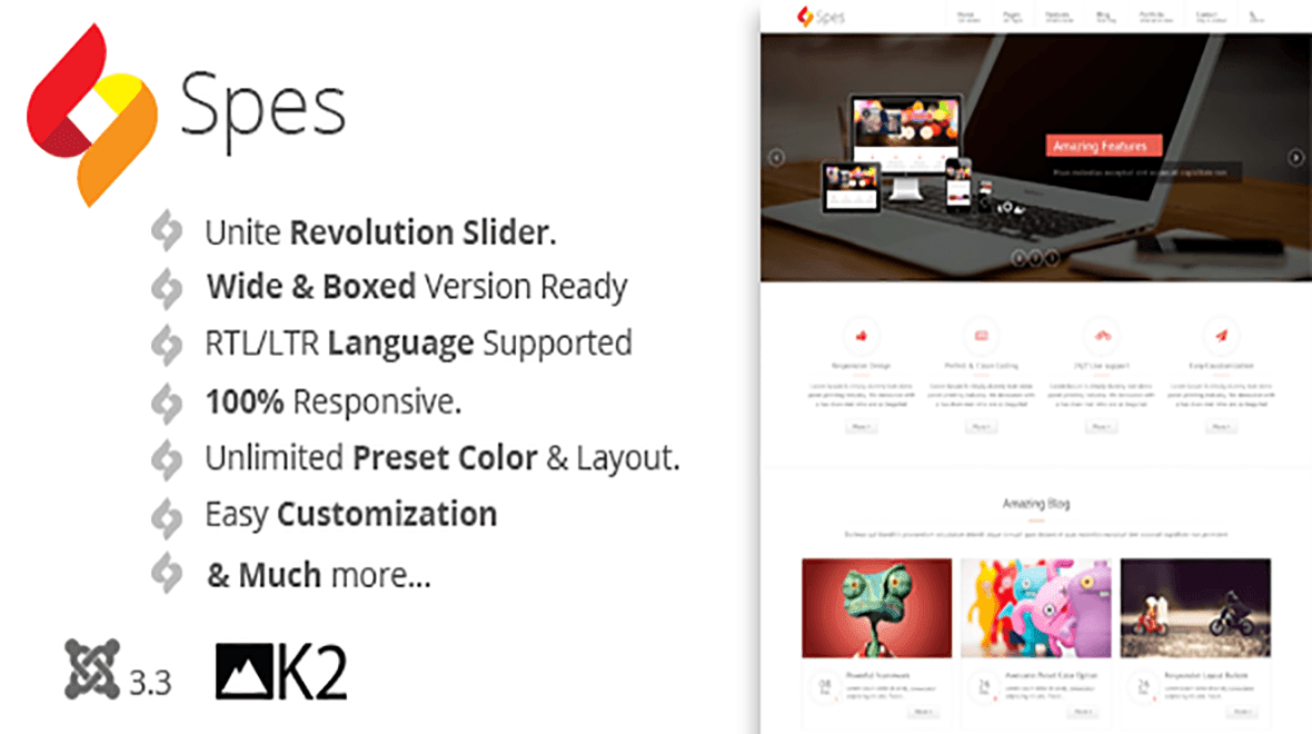 Spes Multipurpose Joomla Template