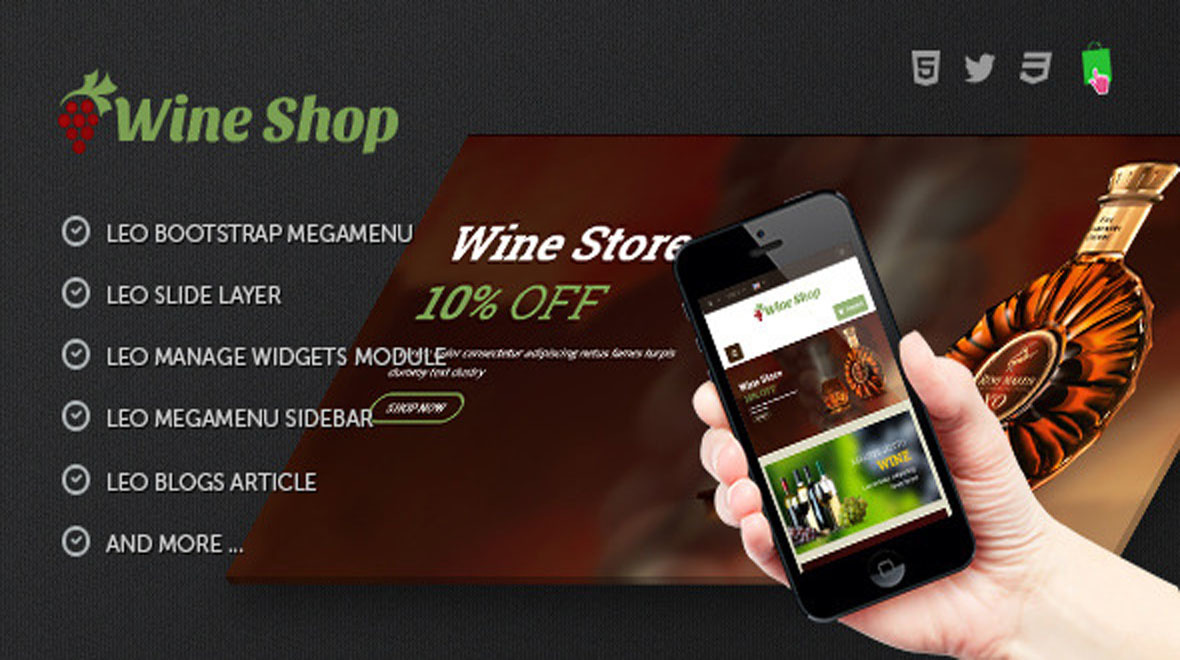 Leo Wine Store - Responsive Prestashop Themes