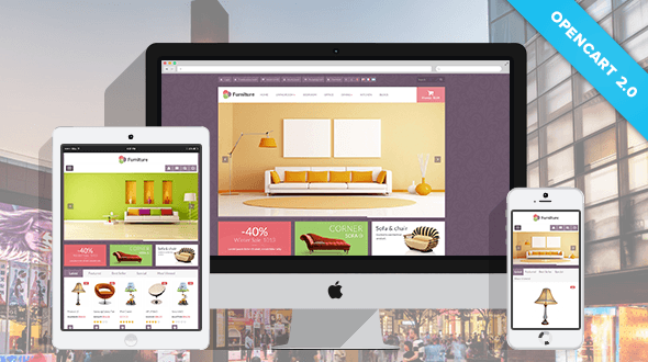 Pav Furniture - Responsive Opencart 2.0 theme