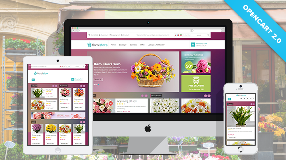Pav Floral - Responsive Opencart Theme