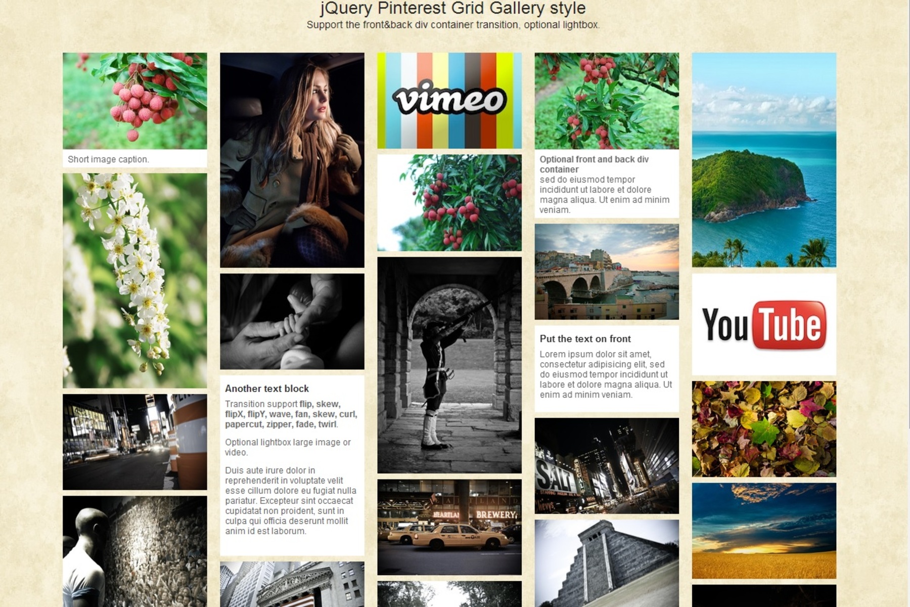 Pinterest Layout Css Jquery | jquery pinterest grid gallery with lightbox plugins Pinterest Layout Css Jquery | jquery pinterest grid gallery with lightbox plugins
